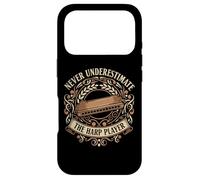Never Underestimate The Harp Player Blues Music Case for iPhone 17 Pro