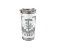 Never Underestimate The Old Guy Disc Golf Design Stainless Steel Insulated Tumbler