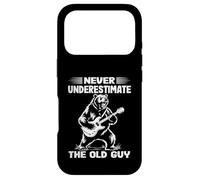 Never Underestimate The Old Guy Funny Fathers Day Bear Rocks Case for iPhone 17 Pro