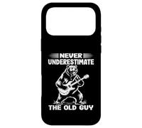 Never Underestimate The Old Guy Funny Fathers Day Bear Rocks Case for iPhone 17 Pro Max