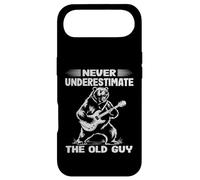 Never Underestimate The Old Guy Funny Fathers Day Bear Rocks Case for iPhone Air