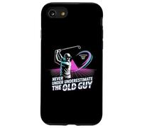 Never Underestimate the Old Guy Golf for Seniors Case for iPhone SE (2020) / 7/8