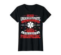 Never Underestimate the Power of a Girl Who is a Paramedic T-Shirt