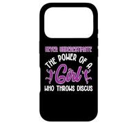 Never underestimate the power of a girl who throws discus Case for iPhone 17 Pro