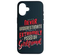 Never Underestimate The Power Of A Pissed Off Girlfriend Case for iPhone 16