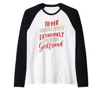 Never Underestimate The Power of A Pissed Off Girlfriend Raglan Baseball Tee