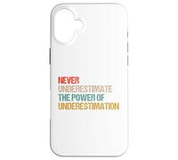Never Underestimate the Power of Underestimation - Paradox Case for iPhone 16 Plus