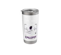 Never Underestimate The Will of Epilepsy Warriors for Stainless Steel Insulated Tumbler