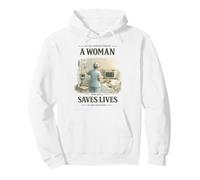 Never Underestimate Woman Still Saves Lives in Her Seventies Pullover Hoodie
