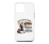 Never Underestimate Woman Still Travels Eighties Case for iPhone 12 Pro Max