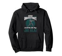 Never Understiamte A Girl Who Plays Jai Alai Pullover Hoodie