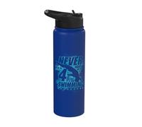 Never Wake Me Up at 4 AM Unless Swimming Stainless Steel Insulated Water Bottle