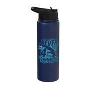 Never Wake Me Up at 4 AM Unless Swimming Stainless Steel Insulated Water Bottle