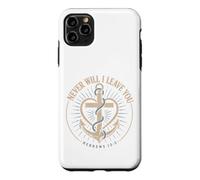 Never Will I Leave You Hebrews 13:5 Christian Emblem Case for iPhone 11 Pro Max