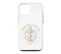 Never Will I Leave You Hebrews 13:5 Christian Emblem Case for iPhone 12/12 Pro