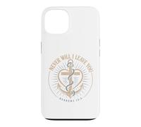 Never Will I Leave You Hebrews 13:5 Christian Emblem Case for iPhone 13