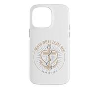 Never Will I Leave You Hebrews 13:5 Christian Emblem Case for iPhone 14 Pro Max