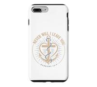 Never Will I Leave You Hebrews 13:5 Christian Emblem Case for iPhone 7 Plus/8 Plus