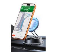 NeverFall Car Phone Holder for MagSafe [78+LBS Max Grip | 2400gf Magnetic] | 360° Foldable Car Mount Cell Phone Holders for Your Car for iPhone 17-12 All Smartphones, Carbon Fiber