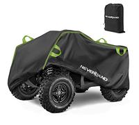 NEVERLAND ATV Cover, Waterproof Heavy Duty 4 Wheeler Cover with Buckle, Dustproof Anti UV Windproof All Weather Outdoor Storage Quad Cover for Polaris Sportsman Yamaha Honda Coleman XXXL
