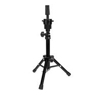 Neverland Beauty Mini Tripod Wig Stand, Adjustable Desktop Mannequin Head Holder (36.2-63CM) for Hairdressing Training, Styling, and Display, Black