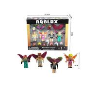 (Neverland Lagoon-With Box) Roblox Game Figma Oyuncak Champion Robot Mermaid Playset Action Mini Figure Toy