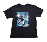 Nevermind Cracked T Shirt Nirvana Black L