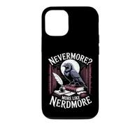Nevermore More Like Nerdmore Raven Reader Humor Case for iPhone 12/12 Pro