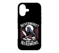 Nevermore More Like Nerdmore Raven Reader Humor Case for iPhone 17