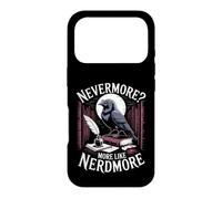 Nevermore More Like Nerdmore Raven Reader Humor Case for iPhone 17 Pro