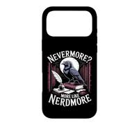 Nevermore More Like Nerdmore Raven Reader Humor Case for iPhone 17 Pro Max