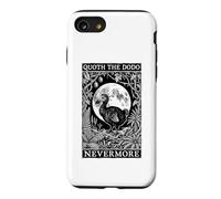 Nevermore Quoth The Dodo Funny Gothic Extinct Paleontology Case for iPhone SE (2020) / 7/8