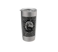 Nevermore Quoth The Dodo Funny Gothic Extinct Paleontology Stainless Steel Insulated Tumbler