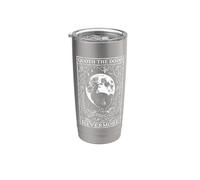 Nevermore Quoth The Dodo Funny Gothic Extinct Paleontology Stainless Steel Insulated Tumbler