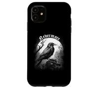 NEVERMORE Quoth The Raven Poem Edgar Allan Poe Meme Case for iPhone 11