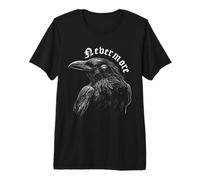 Nevermore Quoth The Raven Poem Edgar Allan Poe Meme Premium T-Shirt