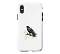 Nevermore Raven Edgar Allan Poe Gothic Dark Academia Case for iPhone X/XS