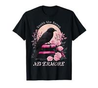 Nevermore Raven Edgar Allan Poe Gothic Horror Dark Academia T-Shirt