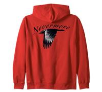 Nevermore Raven Zip Hoodie