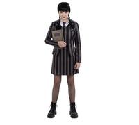 Nevermore School Uniform Wednesday Addams Family Halloween Fancy Dress Costume