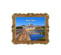 Nevers France Refrigerator Magnet 3D Travel Souvenir Fridge Decoration Magnetic Sticker Craft Collection