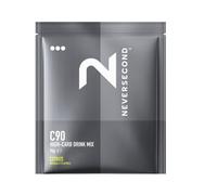 NeverSecond C90 High-Carb Citrus Energy Powder - 8 Servings for Endurance Athletes