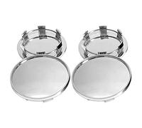 Neverstop 4pcs 69MM Car Wheel Center Hub Cap, For Audi A3 A4 A5 A6 A7 A8 Q5 R8 S4 S5 S6 TT Wheel Rim Cap Cover, Silver