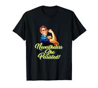 Nevertheless She Persisted T-Shirt Vintage Rosie The Riveter T-Shirt