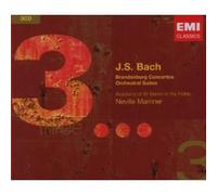 NEVILLE MARRINER/AMF - BRANDENBURGER KONZERTE 1-6 3 CD KLASSIK NEW BACH