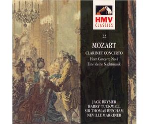 Neville Marriner / Thomas Beecham / Yehudi Menuhin - Mozart: Clarinet Concerto, Horn Concerto No 4 & Eine Kleine Nachtmusik - Brymer, Tuckwell, Beecham, Marriner, Menuhin