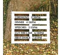 Neviti 775882 Event Time Stencil Set Kit, White, 45.5 x 8.5cm