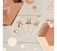 Neviti 778296 Cupcake Pick, Rose Gold