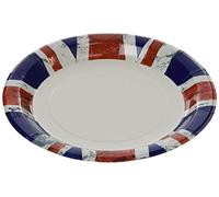 Neviti Celebrate Britain Union Jack Flag Paper Plates - Pack of 8