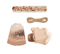 Neviti Merry Tag & Trim Pack - Rose Gold Foil